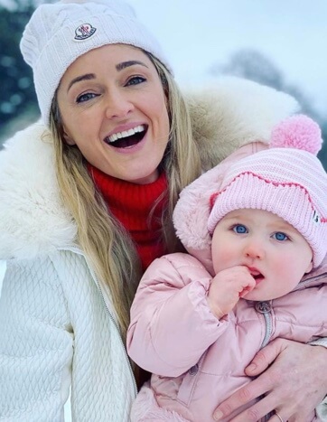 Coco Keating with her mother, Sharyn Storm Keating. 